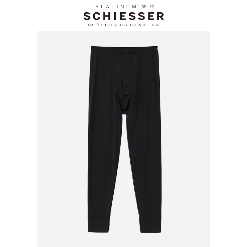 Schiesser Shuya Qingcang mens bán đặc biệt Modale quần nhà ấm áp mùa thu xà cạp.