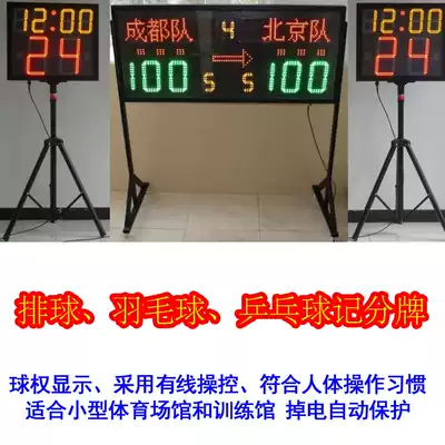 Table tennis Badminton Volleyball Electronic scoreboard Electronic scoreboard Scoreboard Scoreboard LED display