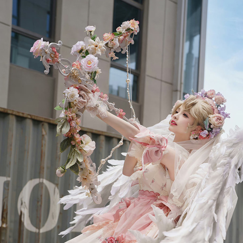 Cupid, the God of Love, Bow and Arrow, Six-Pointed Star, Lolita Photography, Photo Shoot, Lolita Tea Party, Catwalk, Comic Convention, Photo Props