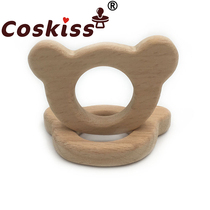 Baby Beech Matthew Bear Calm Chain Necklace Child Puzzle Toys Bite Texture