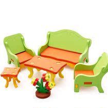 Children Wooden Overhome Kitchen Home Toys Mini Simulation Fun Little Furniture Puzzle family