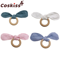 Baby Tooth Gum Beech Ring Tooth Ring Baby Grinders Teeth Practice Toy Hand Grip Rattle