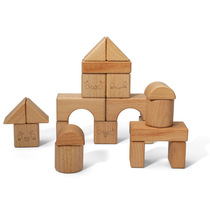 Geometric Body Kindergarten Wooden early teaching children Toys wooden building blocks solid beech wood expression Big building blocks