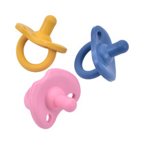 Newborn Baby Pacifier Pacifier Soft Imitation Breast Milk Baby Silicone Round Head Weaning Grinders Sleeping Type Pacifier