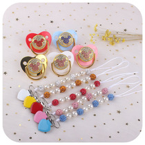 Baby Supplies Loving Pacifier Pacifier Pacifier Pacifier Anti Drop Chain Creative Baby Mickey Styling Pacifier Suit