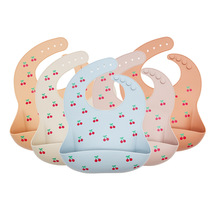 2020 new manufacturer mother and baby supplies baby wash-free waterproof silicone Silicone Apron Bib Dinner Pocket Support Order