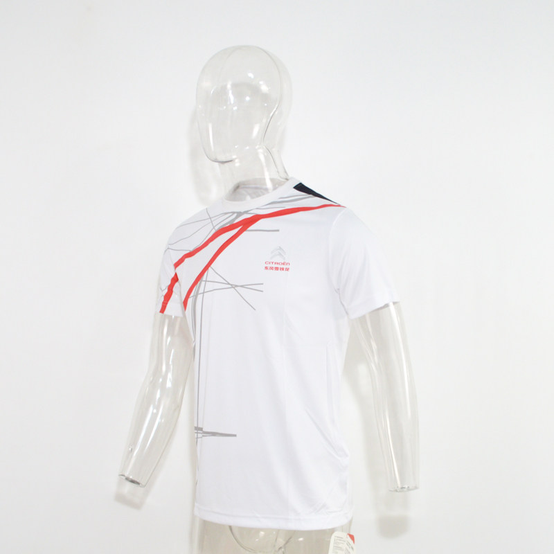 Lining Li Ning Sponsored China badminton competition Training Leisure suction Breathable Quick Dry Short Sleeve T-shirt