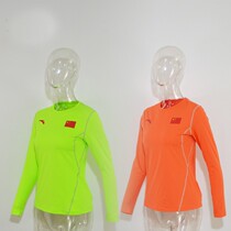 Anta sponsored the Chinese delegation national team training men and women high elastic tight long-sleeved T-shirts
