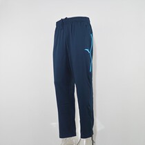 Anta sponsored the Incheon Chinese delegation national team lead blue fleece sports pants national fleece pants