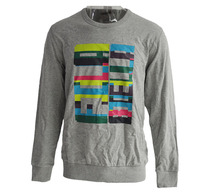 Fila sponsored the Chinese delegation national team gray pullover sweater