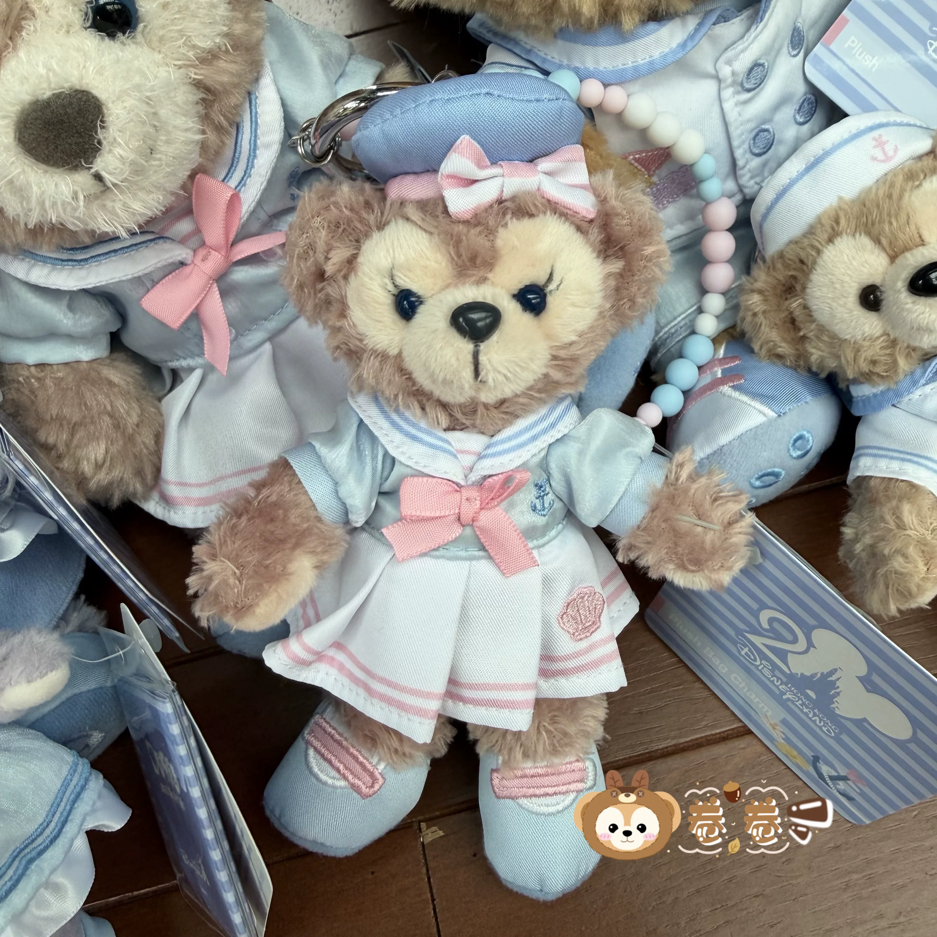 Гонконгский Disneyland Limited весенний набор отправляется Лина Белл Вафля Санта Подвеска плюшевая кукла Дюффи