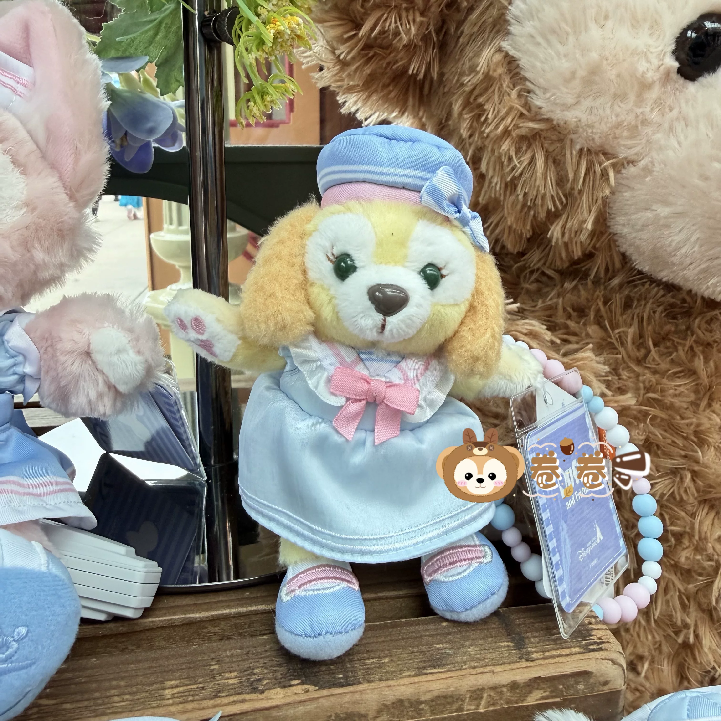 Гонконгский Disneyland Limited весенний набор отправляется Лина Белл Вафля Санта Подвеска плюшевая кукла Дюффи