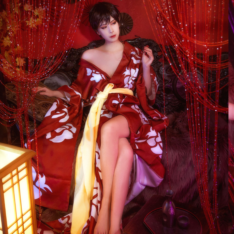 風行推薦 和順動漫xxxholic四月一日靈異事件簿cosplay服裝壹原侑子cos和服 露天市集 全台最大的網路購物市集