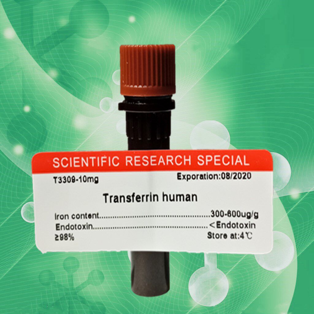 Experimental reagent transferrin Transferin SigmaT3309] split up 10mg