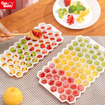 Ice Cubes Die Making Box Home Storage Frozen Ice Grid With Lid Sealed Fridge Film Freeze Ice God food grade Silicone Gel