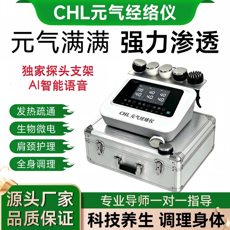 Newly Upgraded Changqing Biopure Vitality Plant Meridian Instrument Micro-Electric Therapy Unblocking Massage Beauty Salon Project Model