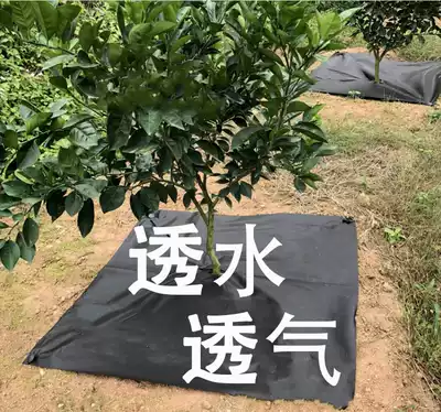New grass-proof cloth weeding cloth Agricultural durable orchard fruit tree ecological non-woven perforated ground cloth water seepage fast leaflet