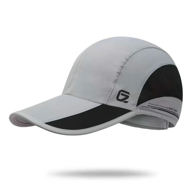 Summer outdoor quick-drying peaked cap anti-UV50 ultra-thin cool breathable sunscreen baseball cap long-brimmed shade