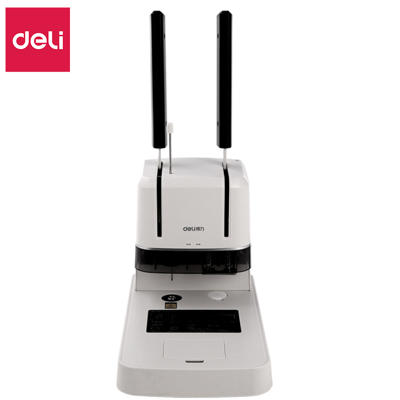 Deli 3876A binding machine financial accounting documents book bills A3 archives books books books bidding vouchers small hot melt riveting tube glue installer A4 paper manual labor saving punching machine