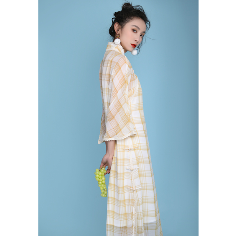 Retro long skirt, cheongsam, ethnic dress, french style, Chinese style Retro long skirt, cheongsam, ethnic dress, french style, Chinese style