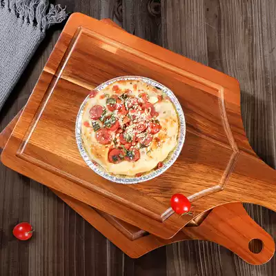 Japanese-style Acacia pizza board family kitchen dormitory general creative afternoon tea snack mini mildew board