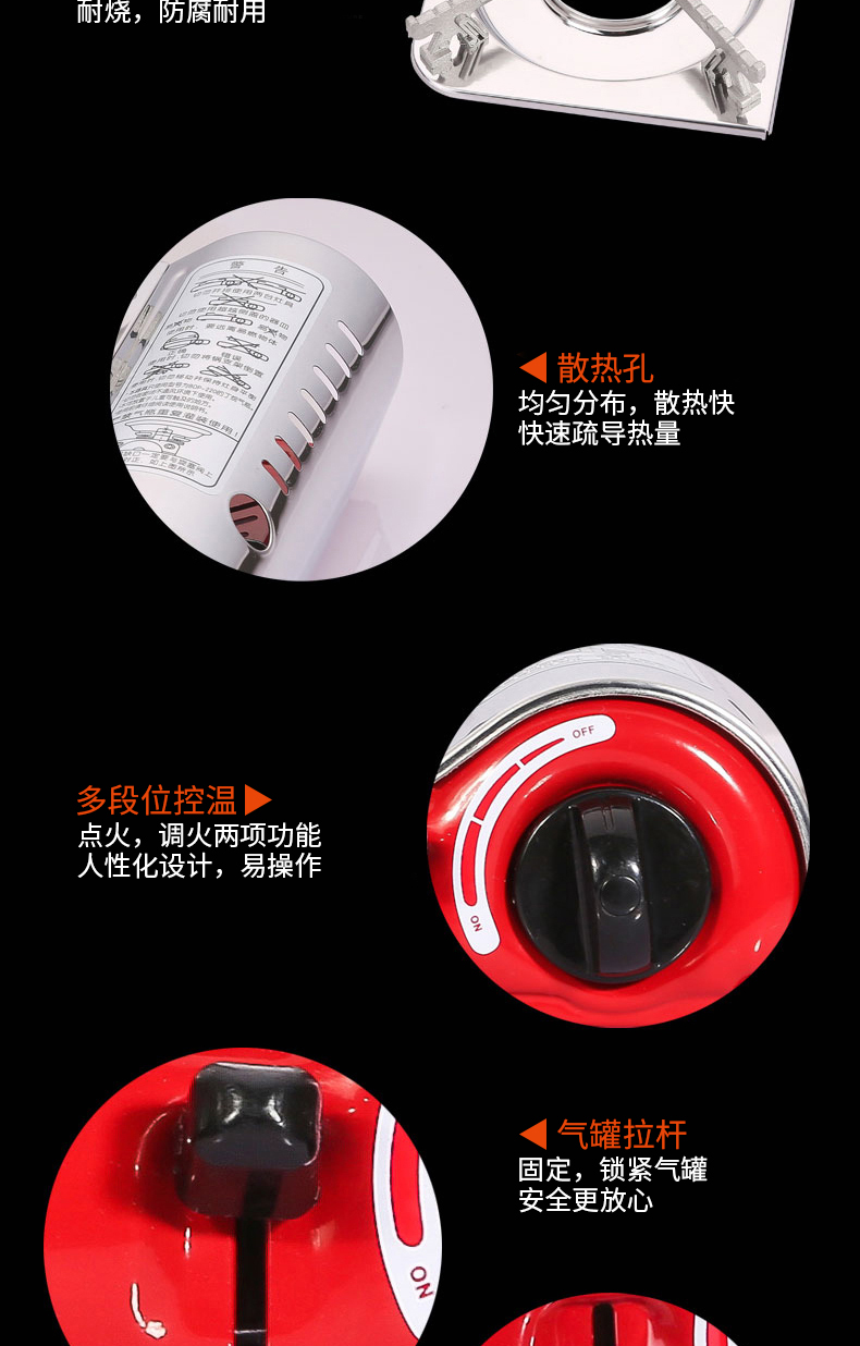 Jinyu loại thẻ lò từ xăng cồn mini bếp gas cầm tay nồi lẩu bếp gas ngoài trời - Bếp lò / bộ đồ ăn / đồ nướng dã ngoại lò nướng inox ngoài trời
