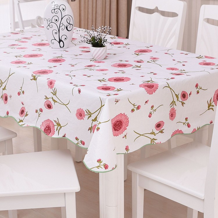 PVC plastic dining table Waterproof leave-in heat insulation square soft glass tablecloth Eight immortals table four-person square tablecloth 