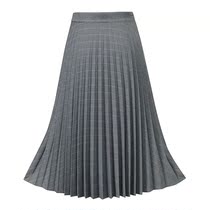 Winter mecity womens plaid pleated skirt 546060