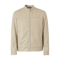 Autumn mecity leather jacket stand neck jacket men fashion fashion coat men 534075