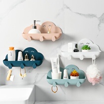 Cloud storage rack-free shower room household products plastic creative soap box toilet wall