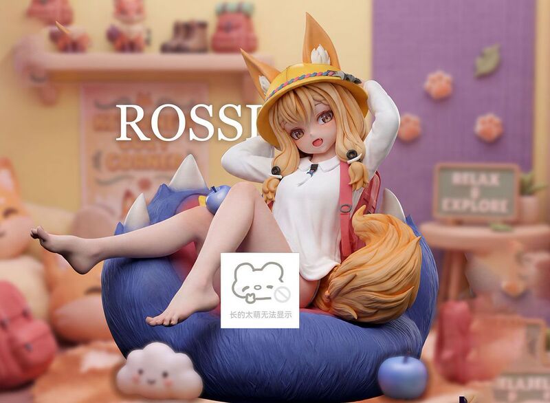 Sitting Pose Loxi-Chan [Guzi] Arknights Game Merchandise Q-Version Cute Trendy Toy Figurine Desktop Decoration X
