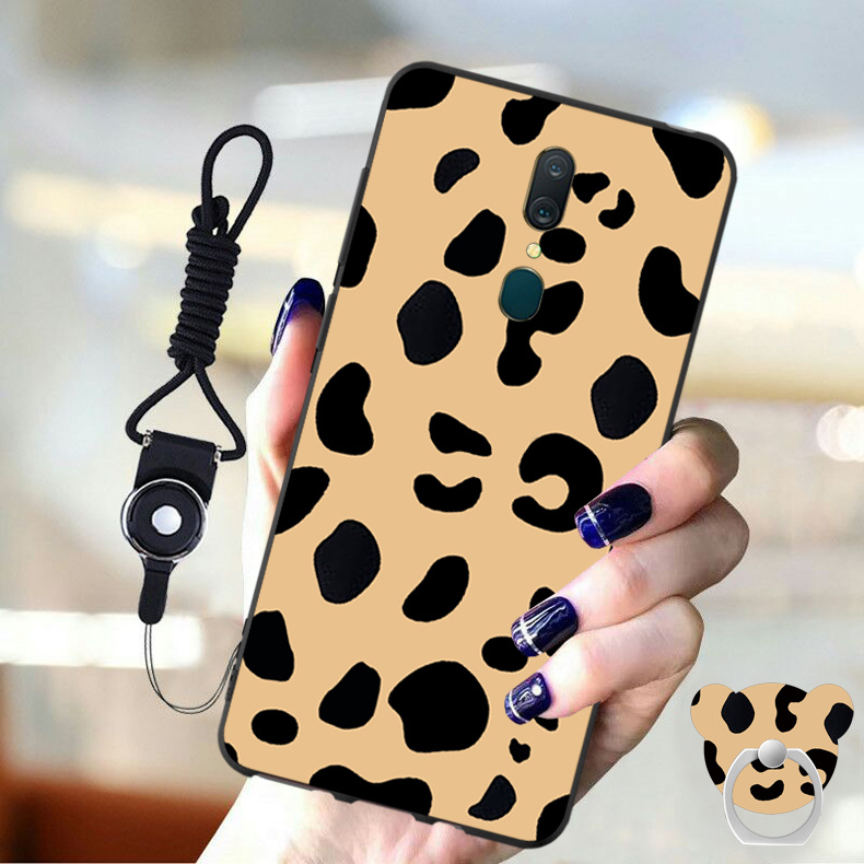 Oppoa9x vỏ điện thoại di động opopa9x treo cổ opppa9x chống rơi ooppa f11 vỏ nhựa mềm opooa9 bảo vệ tay áo vòng poopa9X có dây buộc opooa9x cá tính nữ triều - Nhẫn nhẫn bạc nam