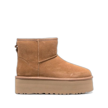 香港直邮UGG 女士靴子 1134991CHE 棕色 Classic Mini Boot With