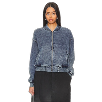 Hong Kong Direct Mail Fashion Luxury Michael Lauren Womens Riston Acid Wash Short Jacket ML5679FTD