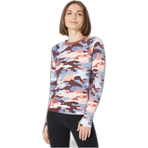 US direct mail L L Bean small middleweight base layer long sleeve printed rosewood camouflage