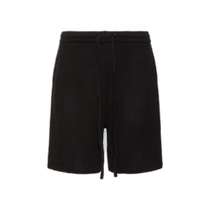 Hong Kong direct mail trendy luxury Commas mens crocheted shorts black black comfortable and fashionable