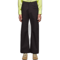 Hong Kong Direct Mail Luxury Bluemarble Mens Navy Straight-Leg Overalls PA43