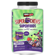 Hong Kong direct mail Force Factor childrens chewable food berry grape flavor 60 capsules