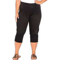 (Direct Mail from the United States)Avenue)Plus Womens Stretch Denim Cropped Jeans