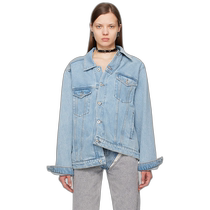 Hong Kong direct mail trendy luxury Y PROJECT womens blue Wire denim jacket 207JA001