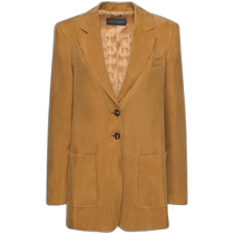 Hong Kong direct mail fashion luxury Alberta Ferretti womens washed twill single-breasted jacket