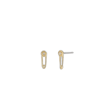 Direct mail from the United States Coach CV282-GLD gold safety pin earrings