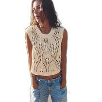 US direct mail ZARA JAPAN crochet vest 8779 637 natural color
