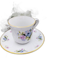 lynnsParadise 6-piece cup and saucer set - serafina (American outlet) straight hair