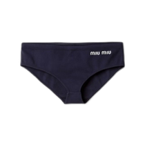 Hong Kong direct mail Miu Miu logo swimming briefs MMP24814SJSOOO Miu Miu knitted