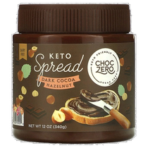 Hong Kong Straight Hair Choczero Ketogenic Sauce Dark Cocoa Hazelnut Sugar-Free Roasted Hazelnut Spread Bread 340g