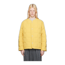 Hong Kong direct mail trendy luxury Jil Sander mens collarless long-sleeved down jacket J47AF0