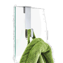 Blomus 68905 glass door shower hook (American Outlet) straight hair