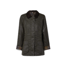 Hong Kong direct mail trendy luxury Barbour Barbour womens Beadnell corduroy trimmed waxed cotton