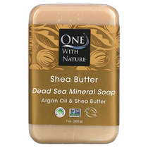 Hong Kong direct mail One with Nature Dead Sea Mineral Bar Soap Shea Butter 7 oz (20